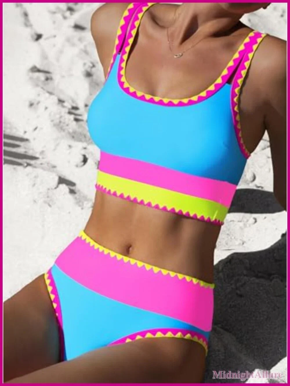 Tummy Control High Waisted Bikini with Skirt 3 Piece Push Up Swimsuit